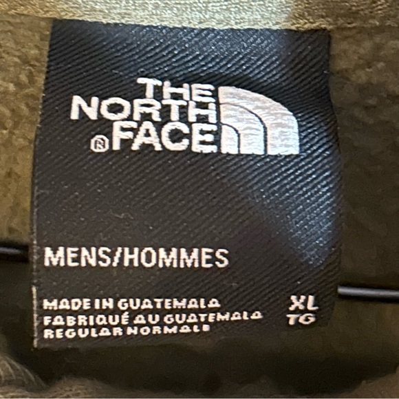The North Face Military Olive Green Hoodie Sweatshirt XL - Picture 5 of 9